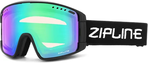 Miniatura 10 de Gafas de esquí Zipline KLIK - Lentes magnéticas sin niebla, policarbonato cilíndrico doble, ventilación ajustable, sistema de lente magnética