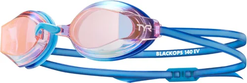 TYR Youth Black Ops 140 EV Mirrored Racing Goggles - Competition Ready Swim Goggles with Wide Vision, Anti-Fog, UV Protection