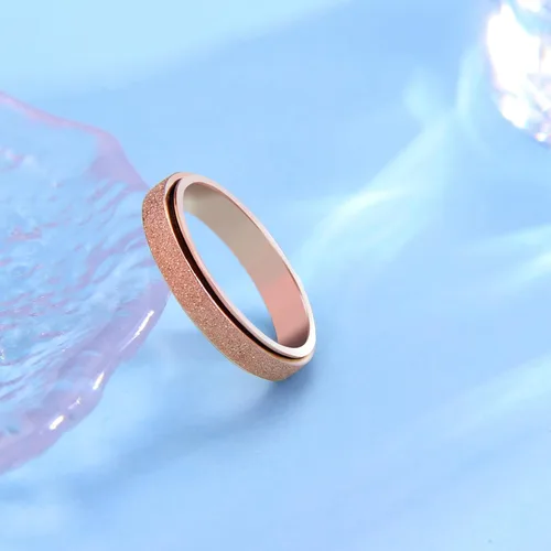Miniatura 4 de Anillo giratorio para la ansiedad: anillo antiestrés para mujeres, regalo antiansiedad para adolescentes y niños (talla 6-10)