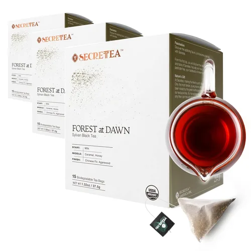 Miniatura 13 de Té suelto Pu-erh de cacao orgánico I POWERFUL Detox Immune I Heart & Digestion Support, paquete a granel de 12 oz Por T SECRETEA, Treasure Box