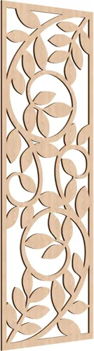 Miniatura 39 de 9 3/8"W x 24 3/8"H x 1/4"T Utica Decorativo Fretwork Madera Paneles de Pared, Abedul