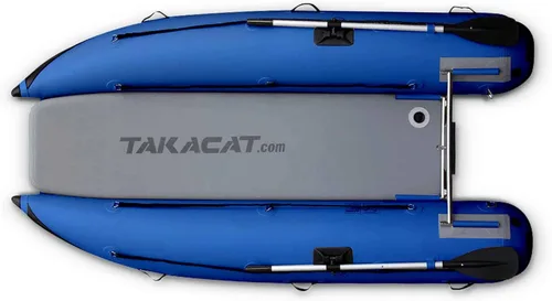 Miniatura 9 de 340LX - Bote inflable para 5 personas, diseño de arco abierto ultraportátil, 11.2 ft, color gris