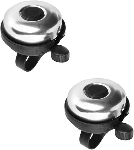 Miniatura 32 de Accmor Campana de Bicicleta Clásica, Campana de Bicicleta de Aluminio, Campana de Bicicleta de Sonido Fuerte Nítido y Claro para Adultos y Niños