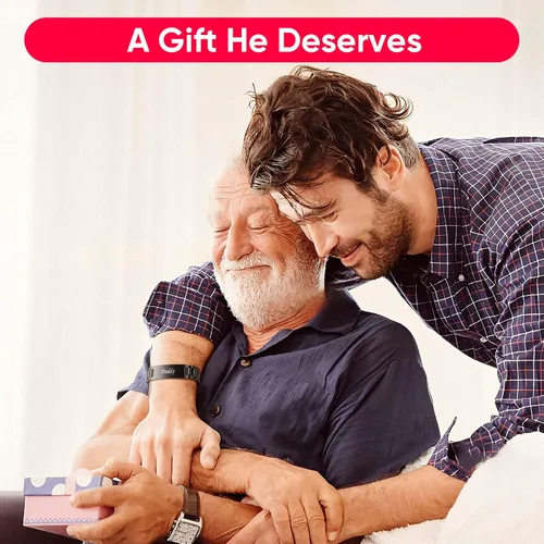 Miniatura 6 de VNOX - Correa de reloj de eslabones de acero inoxidable para hombre, con grabado personalizado, gran regalo para papá