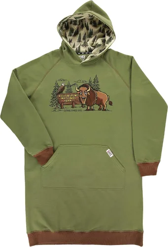 Miniatura 170 de Lazy One Sudadera con capucha de gran tamaño, ropa de dormir cómoda, vestido de suéter para mujer