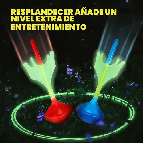 Miniatura 2 de JOYIN Juego de dardos de césped para niños y adultos, juegos de césped que brillan en la oscuridad al aire libre para adultos y familia, juego