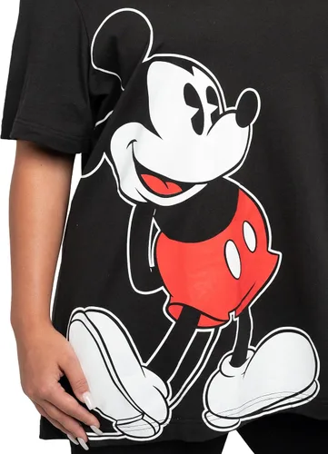 Miniatura 3 de Disney Camiseta para mujer de talla grande con estampado lateral de Mickey Mouse