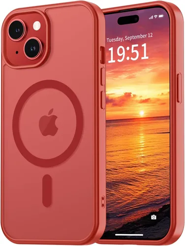 Miniatura 83 de vnnink para iPhone 12 y iPhone 12 Pro, funda de teléfono celular translúcida con protección contra caídas de grado militar, mate magnética