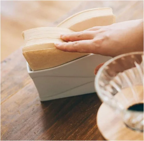 Miniatura 2 de Hario V60 - Filtros de papel de café tamaño 03, 40 unidades en caja (total de 40 hojas) (natural)
