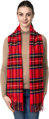 Miniatura 10 de Bufanda de invierno Achillea suave y cálida, de tartán, a cuadros, de cachemira, unisex