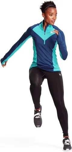 Miniatura 4 de MISSION Women's Vaporactive Stamina Lightweight 14 Zip Long Sleeve Shirt