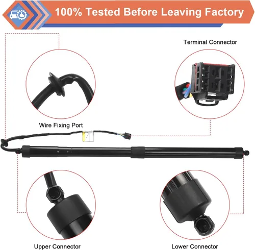 Miniatura 5 de Un par de choques eléctricos del puntal de la ayuda de la puerta trasera trasera de la puerta trasera compatible con Land Rover Vehicle 2012-2013