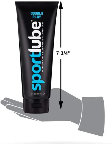Miniatura 3 de Double Play - Lubricante personal a base de agua de alta calidad, tubo de 8 onzas, lubricante sexual íntimo para hombres, mujeres y parejas