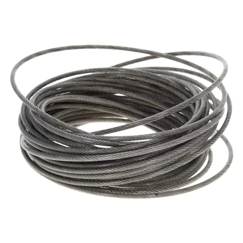 Miniatura 7 de Heyiarbeit Cuerda de alambre de 1/8, cable de alambre de PVC de acero inoxidable 304, cable de avión de 16.4 pies de longitud perfecto