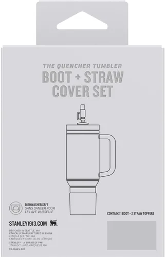 Miniatura 3 de Stanley Quencher Bota y Tapa con Pajita Protector Antideslizante de Silicona para Vaso con Asa Juego de Accesorios para Vaso de Acero Inoxidable