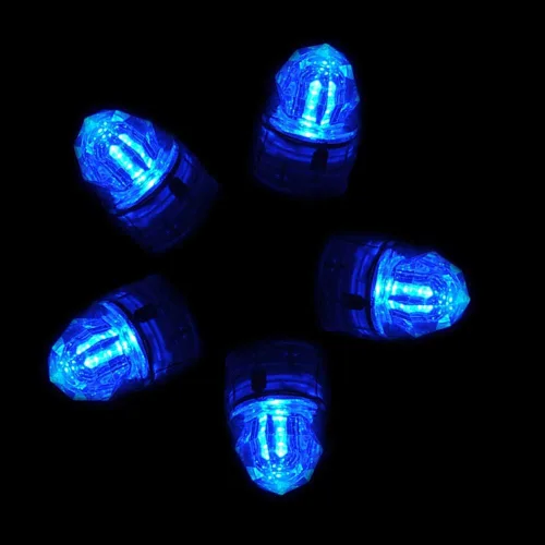 Miniatura 8 de Dr.Fish Paquete de 10 luces de caída profunda, mezcla de colores y agua azul, activan señuelos de pesca LED, luces de diamante bajo el agua, luces