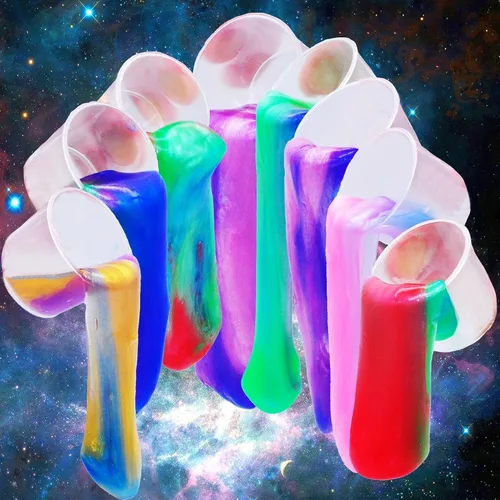 Miniatura 3 de ZOnFRTO 64 paquetes de masilla Galaxy Slime, recuerdo de fiesta para niños, niñas y niños, adultos, no pegajoso, sin perfume, alivio del estrés