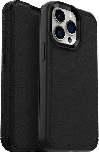 Miniatura 3 de OtterBox Funda para iPhone 13 Pro (solamente) Strada Series - Espresso, tarjetero, piel auténtica, apta para bolsillo, funda tipo folio