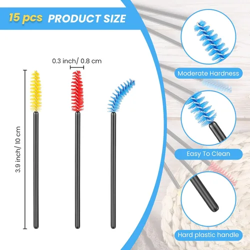 Miniatura 2 de Outus Juego de 15 cepillos de limpieza para comederos de colibríes, mini cepillo de nailon, limpiador para botellas, tubos, tarros, comedero