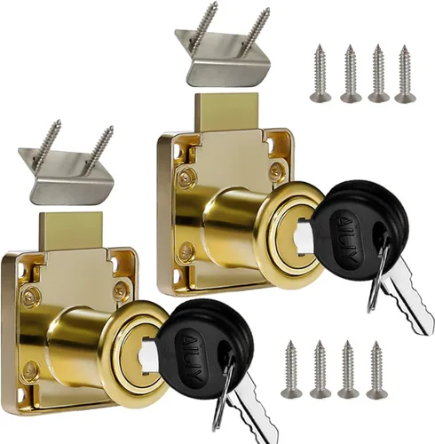 Cerradura de cajón de gabinete, cerradura de buzón, modelo CT-138-22, para la fijación de documentos importantes y cajones ((diámetro del agujero
