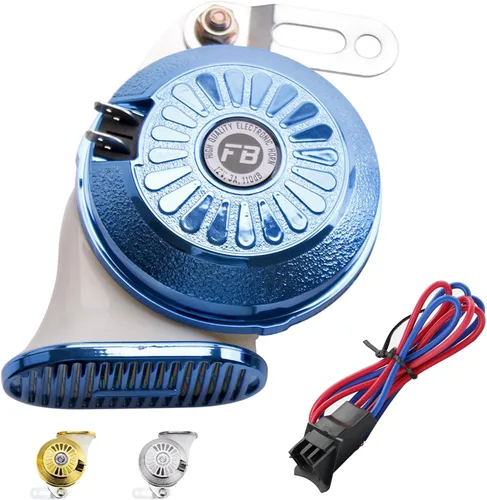 Miniatura 9 de FARBIN Bocinas de Coche Super Fuertes con Sonido Variable Bocina de Tren de 3 Sonidos 130db Tono Alto Bajo para Camiones, Barco, Tren, Motocicleta