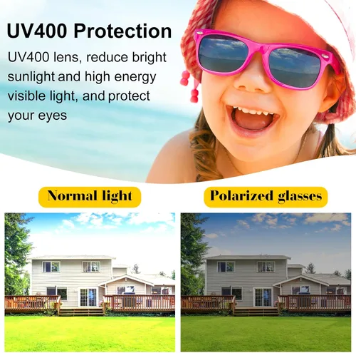 Miniatura 4 de MIAHART Gafas de sol para niños, colores neón, recuerdos de fiesta para niños y niñas, verano, playa, piscina, cumpleaños, graduación, regalos