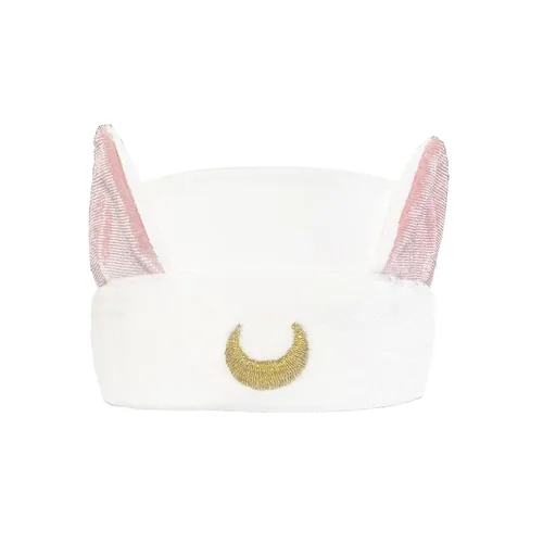 Miniatura 6 de Ziper Lindo gato Usagi Luna Cosmético Diadema de ducha Diadema (blanco)