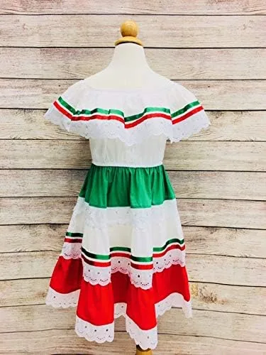 Miniatura 4 de Unik Cinco De Mayo Fiesta - Vestido para niña talla 2-14