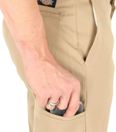Miniatura 5 de Dickies - Pantalón cónico de trabajo de sarga elástica para hombre