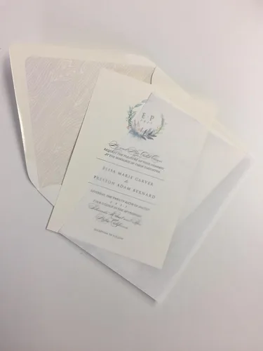 Miniatura 2 de Papel de seda para fotos e invitaciones (5x7)