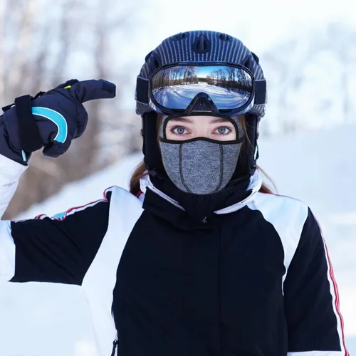 Miniatura 7 de Pasamontañas de esquí, máscara facial cálida para clima frío, invierno, esquí, snowboard, motociclismo, pesca en hielo, hombres