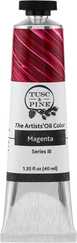 Miniatura 142 de Tusc & Pine Pintura al óleo Artist – Alizarin Crimson, 1.4 fl oz, sin amarilleo, consistencia rica y cremosa, carga máxima de pigmento, pinturas al