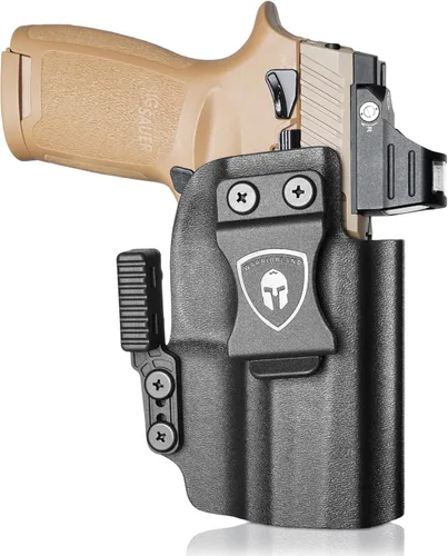 Miniatura 13 de Funda IWB de Kydex WARRIORLAND, Compatible con Glock 17/19/19X/20/21/26/43X/43Xmos, Hellcat Pro, Sig P320/P365/P365X/P365XL, G2C/G3C/G3, M&P