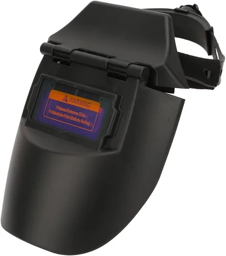 Casco de soldadura fotoeléctrica, máscara de soldadura de oscurecimiento automático solar, casco de soldadura para soldadura eléctrica de gas (negro)