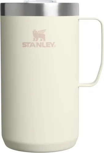 Miniatura 14 de STANLEY Everyday Camp Mug de 24 onzas, tapa para beber, taza para café, té y bebidas, taza de café aislada de acero inoxidable, sin BPA, color ceniza