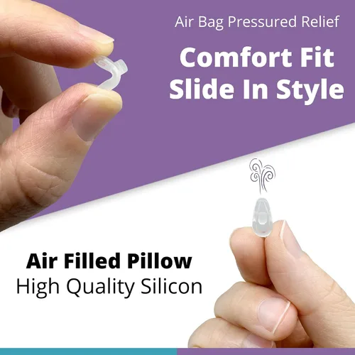 Miniatura 5 de GMS Optical Almohadillas de nariz de silicona súper suaves para evitar que los lentes se deslicen, almohadillas de nariz de silicona súper suaves