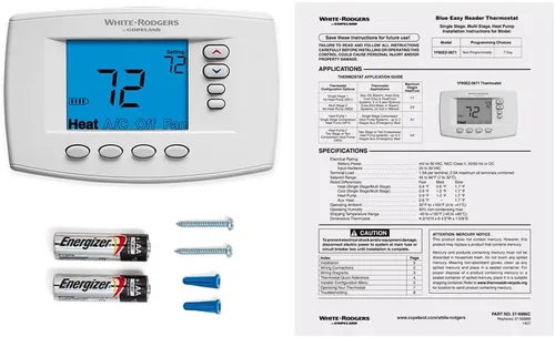 Miniatura 5 de Emerson 1F95EZ-0671 Termostato programable de 7 días de lectura fácil