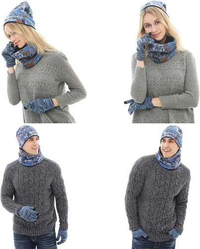 Miniatura 5 de Pasamontañas de punto cálido para invierno
