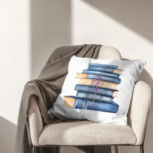 Miniatura 3 de HIWX Fundas de almohada de lectura de libros, fundas de almohada de aula de 18 x 18 pulgadas, la lectura es soñar con tus ojos abiertos, funda