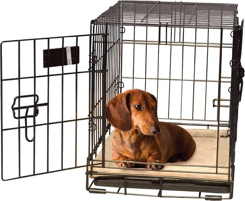 Miniatura 18 de K&H Pet Products Almohadilla Autocalentable para Jaula de Perro, Mediano Colchoneta Autocalentada para Cama de Perro y Gato, Portátil, Lavable a Gris