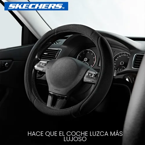 Miniatura 3 de Skechers - Funda para volante de automóvil con espuma viscoelástica, funda antideslizante para volante de 14.5-15 pulgadas, diseño cómodo y seguro