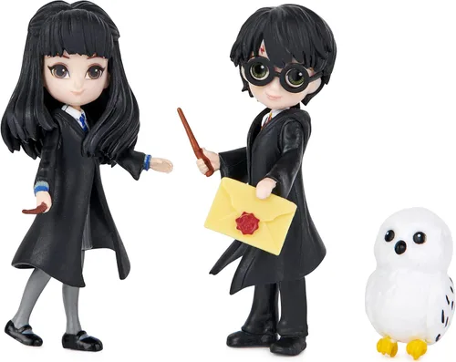 Miniatura 5 de Wizarding World, Magical Minis - Set de la amistad de Harry Potter y Cho Chang con criatura, juguetes para niños de 5 años en adelante