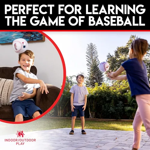 Miniatura 3 de Franklin Sports MyFirst Pelotas Deportivas de Felpa Suave - Juguete de Peluche Relleno de Baloncesto, Béisbol + Fútbol Americano para Niños - NBA
