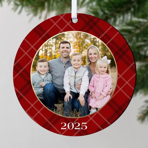 Miniatura 18 de Adorno de Navidad personalizado de Let's Make Memories - Sube tu foto - Adorno navideño conmemorativo 2025 para familia, pareja, amigo - Foto
