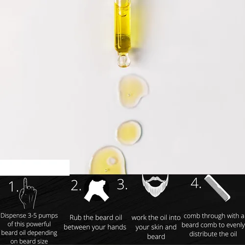 Miniatura 3 de BAHAWAT: Acondicionador y suavizante de aceite para barba de alta calidad, Su Majestad, 2 onzas, alivio de la picazón de la barba y la piel seca