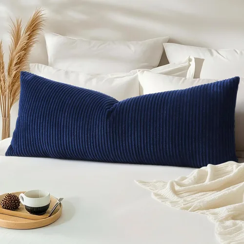Miniatura 58 de Artscope Fundas de Almohada de Pana a Rayas Acogedoras Súper Suaves Decorativas Cuadradas Fundas de Cojín para Sofá Sillón Dormitorio Decoración