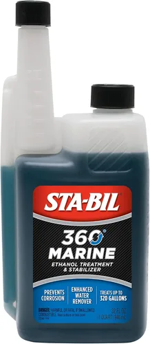 STA-BIL 360 Marine - Tratamiento de etanol y estabilizador de combustible, previene la oxidación y la corrosión, ayuda a limpiar el sistema de