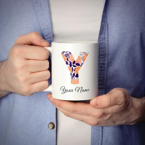 Miniatura 9 de Livado Taza de café personalizada, regalo para mujeres, con monograma con nombre e inicial, bonita taza de café para ella, mamá, esposa, novia