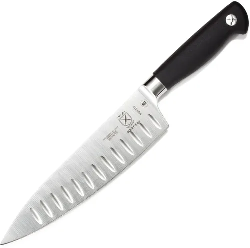 Miniatura 12 de Mercer Culinary M21076 Genesis Cuchillo de chef de 6 pulgadas con respaldo corto, negro