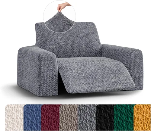 Miniatura 29 de PAULATO BY GA.I.CO. Funda reclinable – Funda de ajuste suave – Protector elástico de muebles reclinables de 1 pieza – Tela de terciopelo lavable a